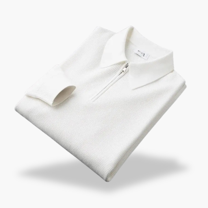 Maglione Uomo con Collo a Polo e Zip | Altivaro