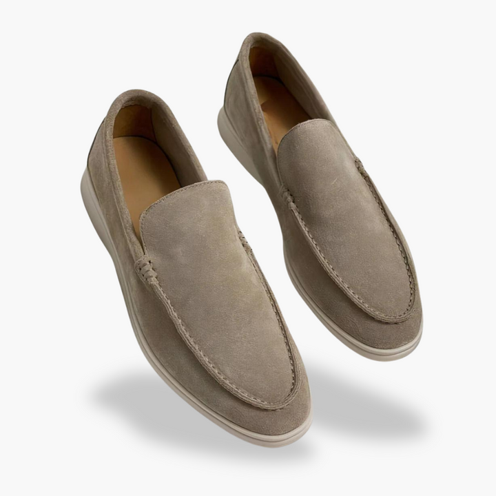 Men's Orthopedic Suede Moccasins Rubber Sole | Altivaro