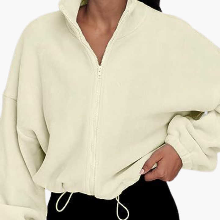 Women's Sweatshirt With Zip and Long Sleeves | Altivaro