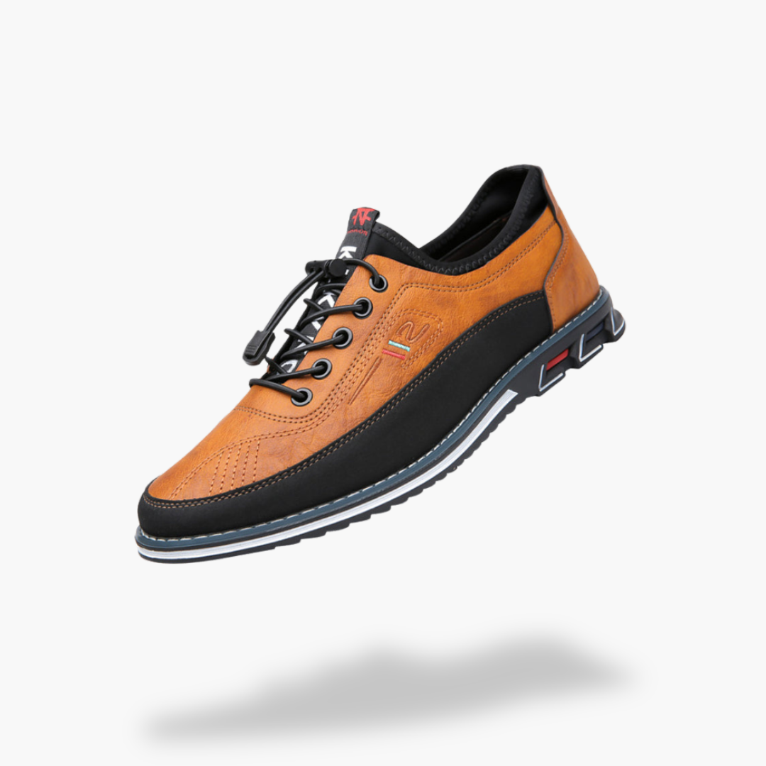 Men's casual orthopedic shoes, in synthetic leather | Altivaro