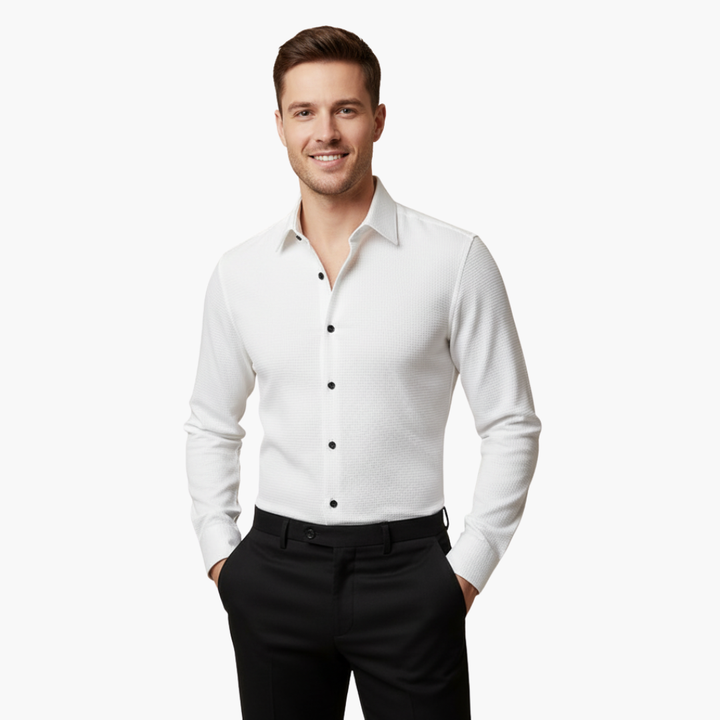 Camicia Uomo a Maniche Lunghe con Bottoni | Altivaro