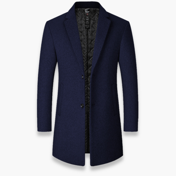 Altivaro | Cappotto Uomo - Misto Lana Giacca Slim Fit - Per Primavera e Inverno-Altivaro