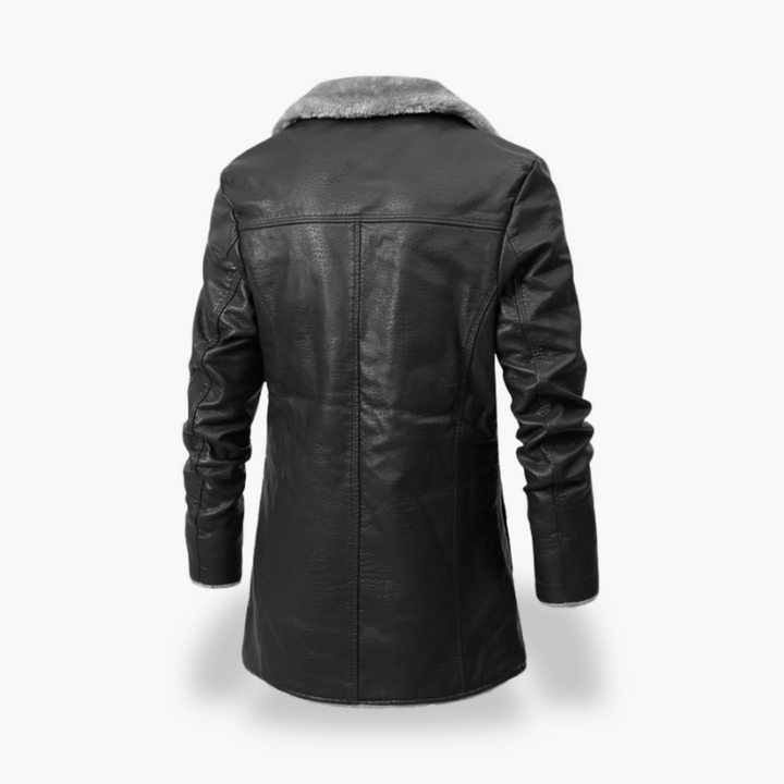 Men's Winter Leather Jacket Lined | Altivaro
