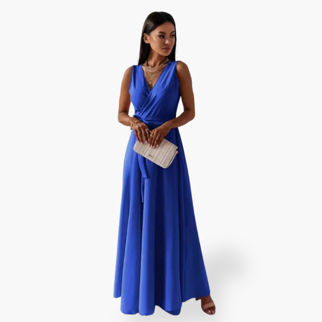 Abito lungo elegante senza maniche da donna | Altivaro