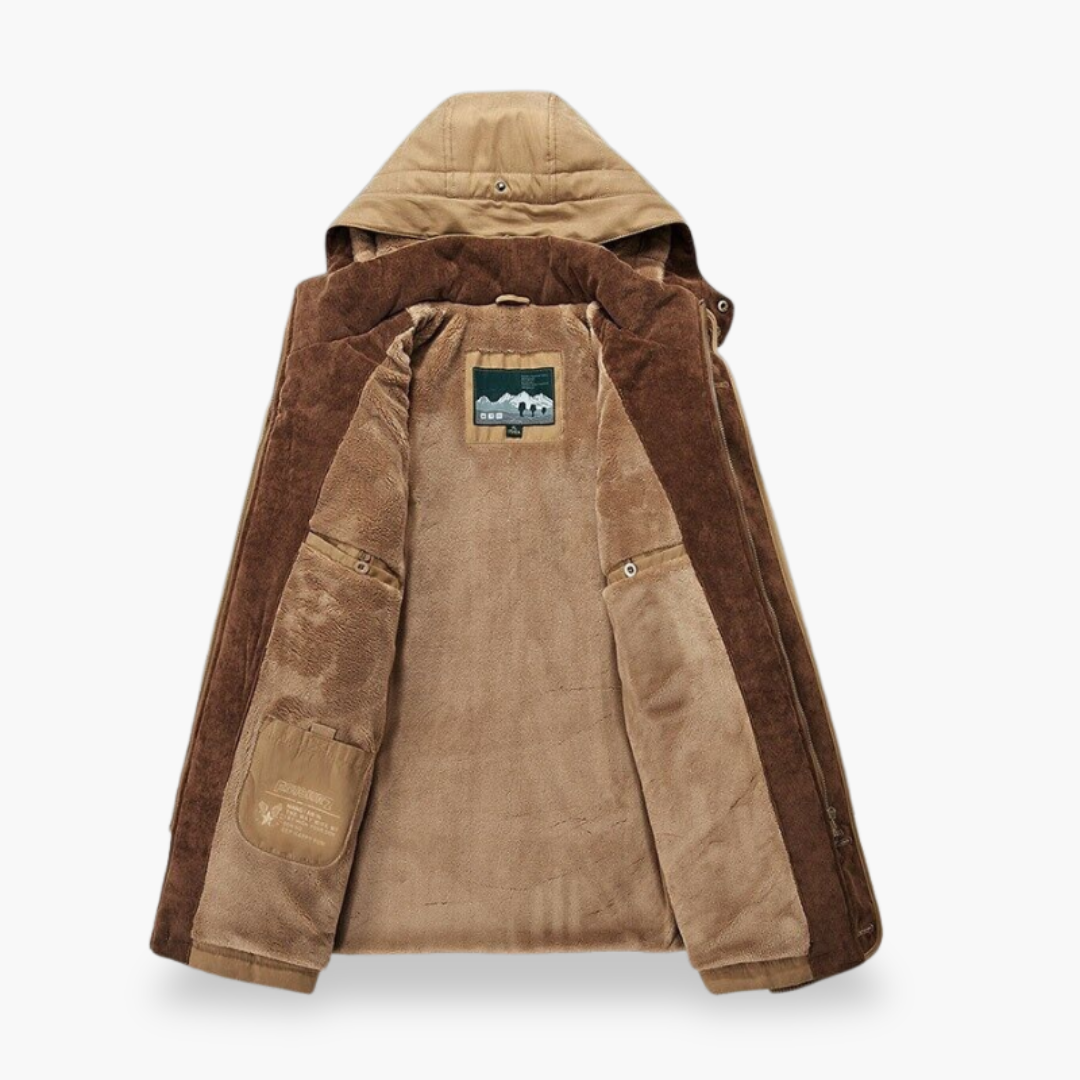 Giubbotto Uomo Invernale Imbottito con Cappuccio Antivento | Altivaro