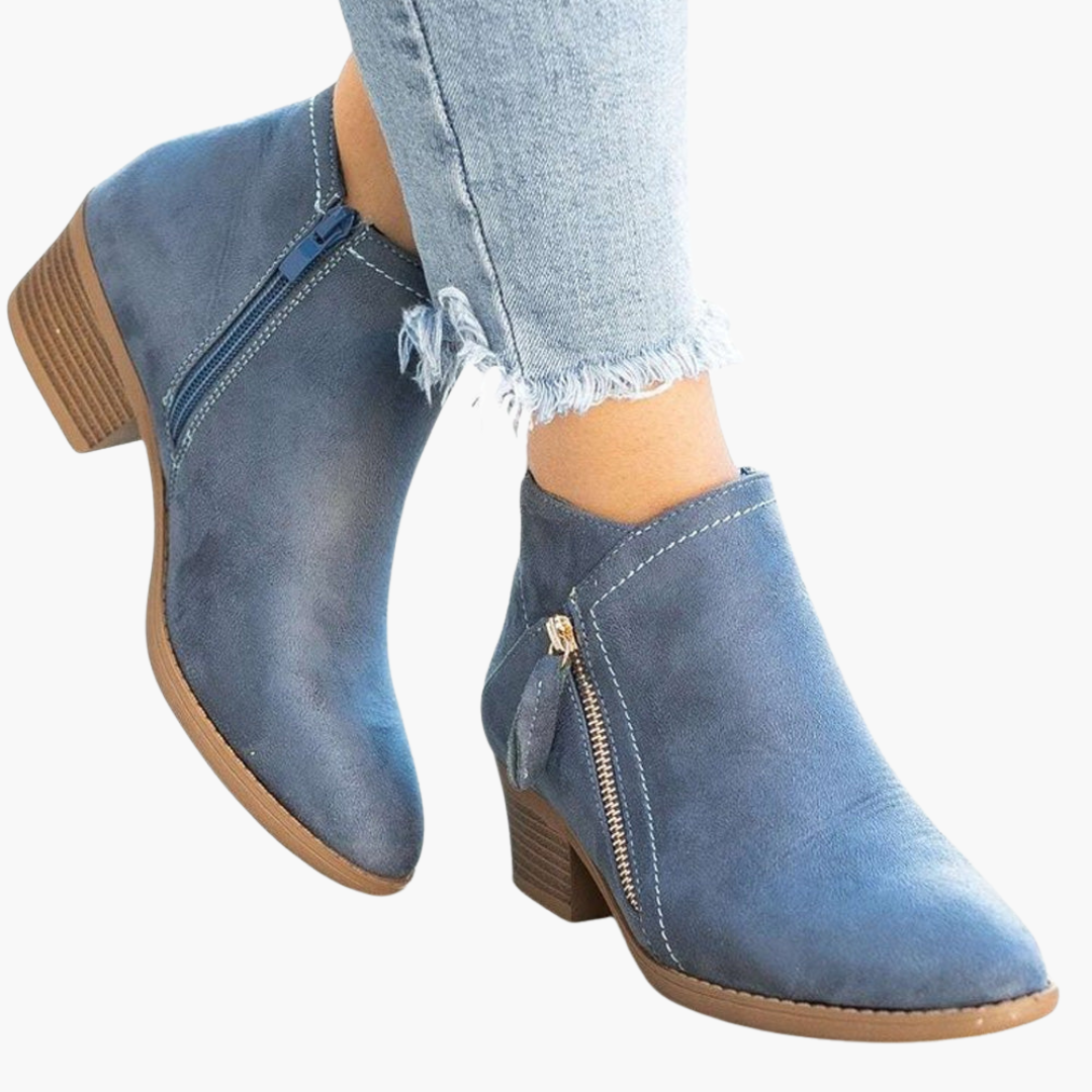 Stivaletti Ortopedici Donna Pelle Tacco Basso Eleganti | Altivaro
