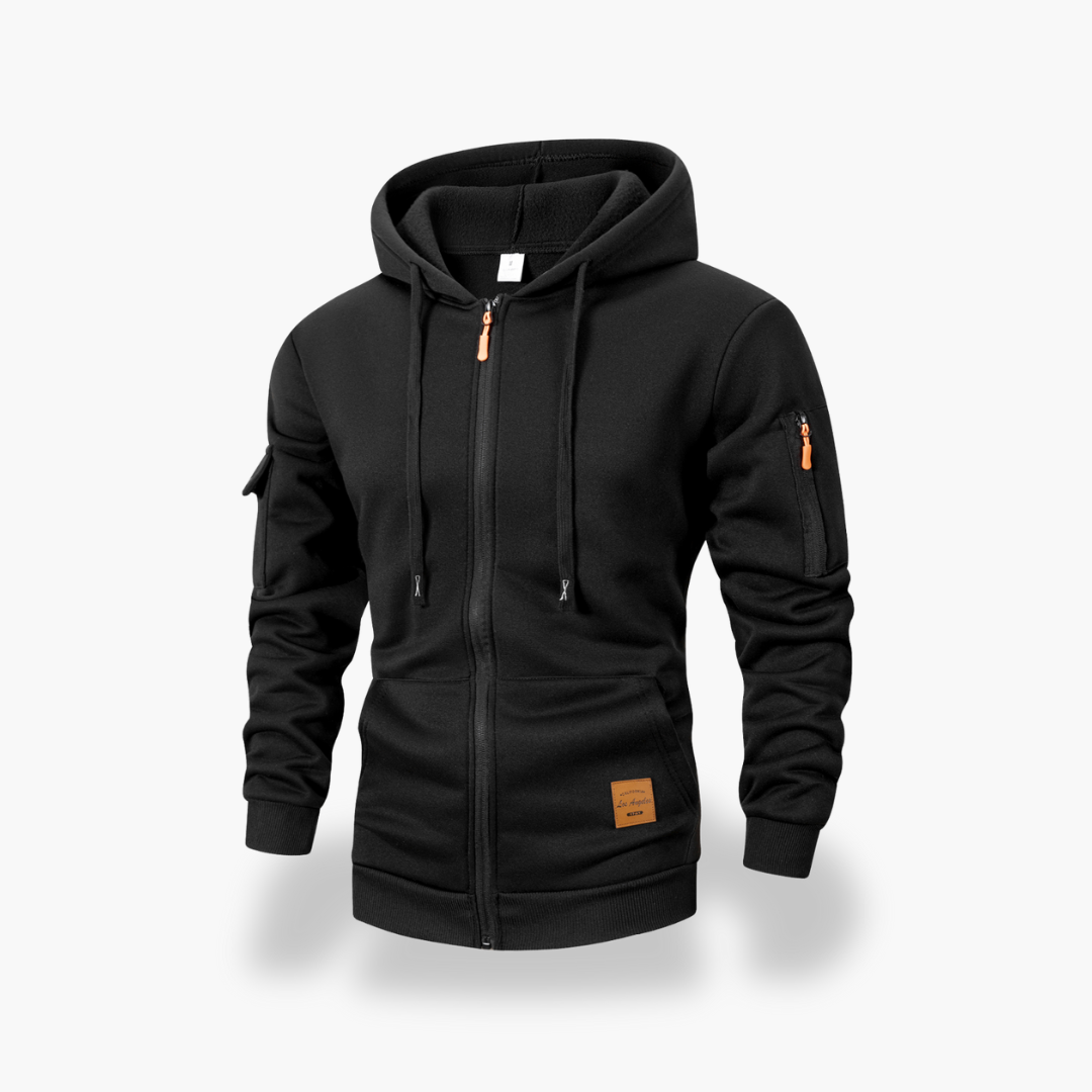 Felpa Uomo con Cappuccio Zip | Altivaro