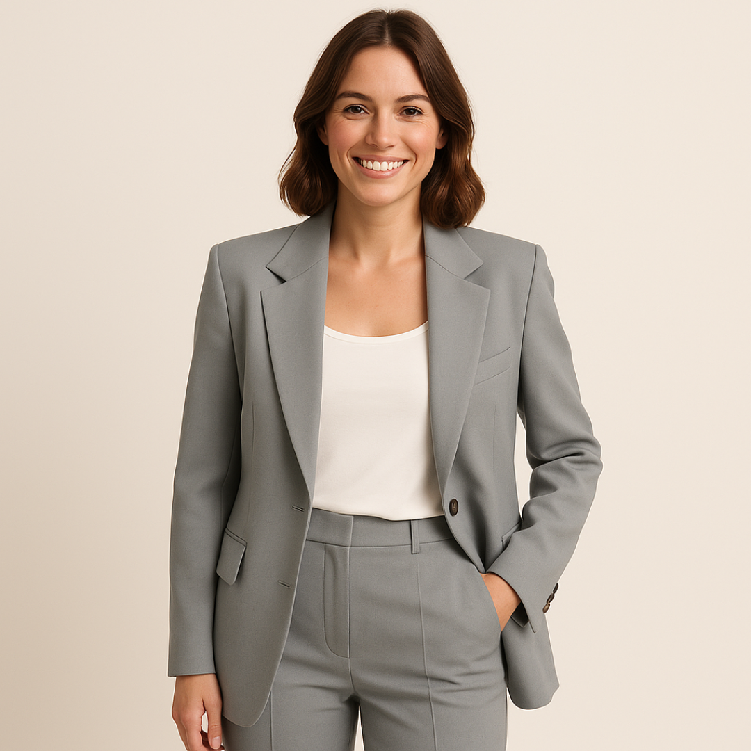 Tailleur Elegante da Donna – Completo Giacca e Pantalone Slim Fit per Cerimonia o Lavoro | Altivaro-Altivaro