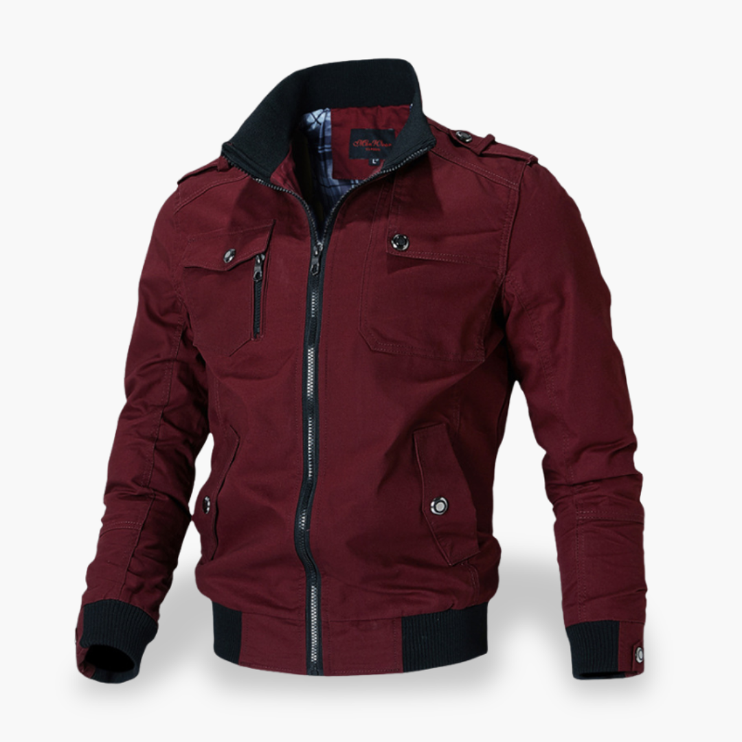 Giacca Uomo Casual con Zip e Tasche Multiple | Altivaro