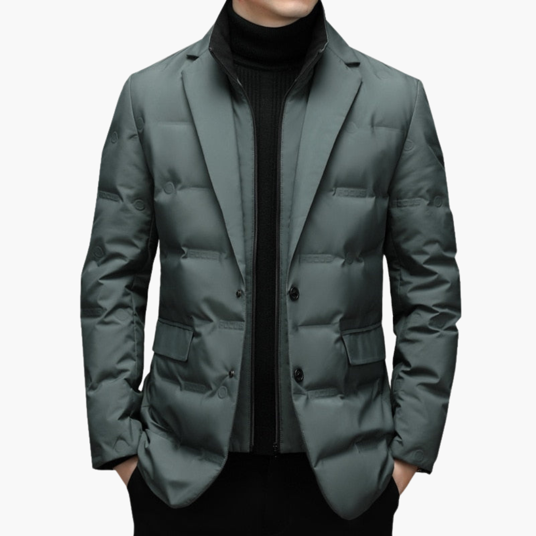 Men's Winter Waterproof Down Jacket for Cold | Altivaro