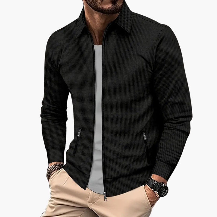 Giacca Uomo con Zip e Colletto | Altivaro