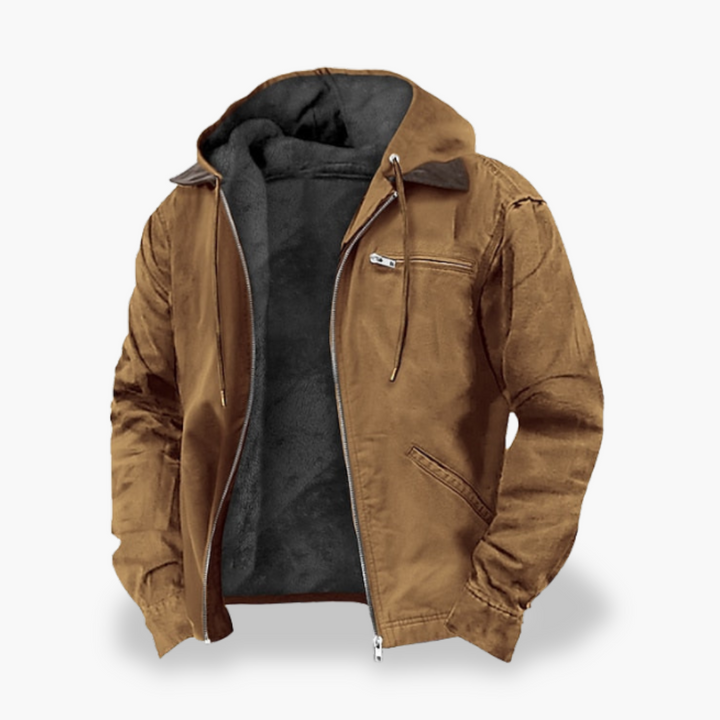 Padded Jacket with Hood for Men | Altivaro