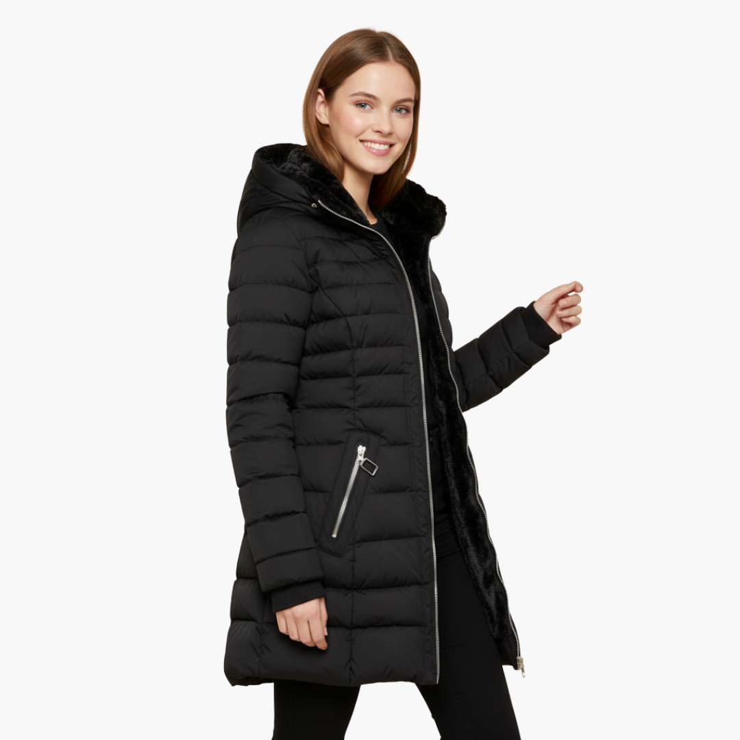 Giacca Donna con Cappuccio Piumino Impermeabile | Altivaro