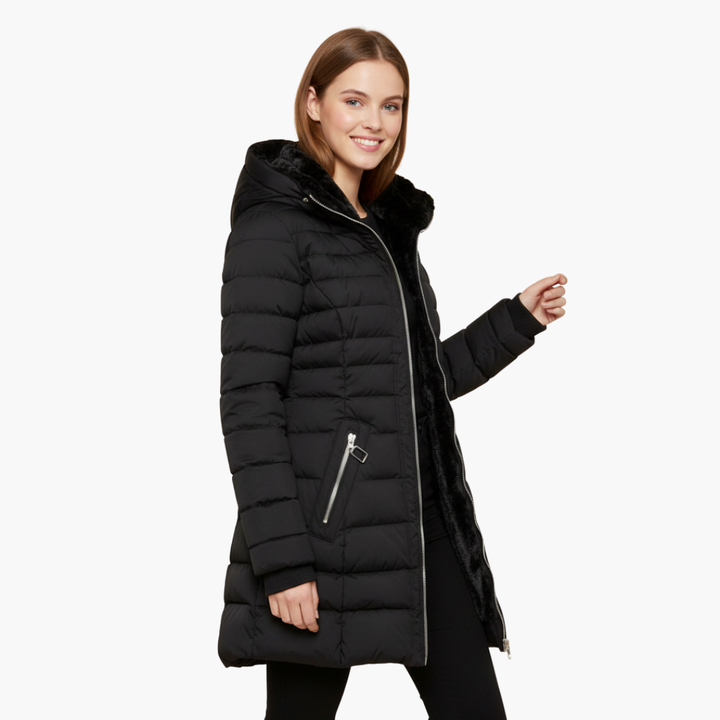 Giacca Donna con Cappuccio Piumino Impermeabile | Altivaro