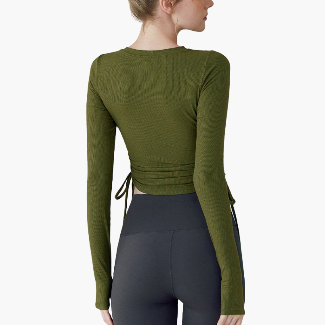 Top da donna con dettagli in pizzo e cut-out | Altivaro