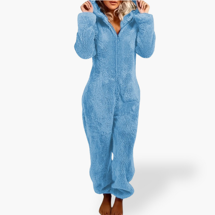 Tuta Intera Donna Pile Caldo con Cappuccio | Altivaro