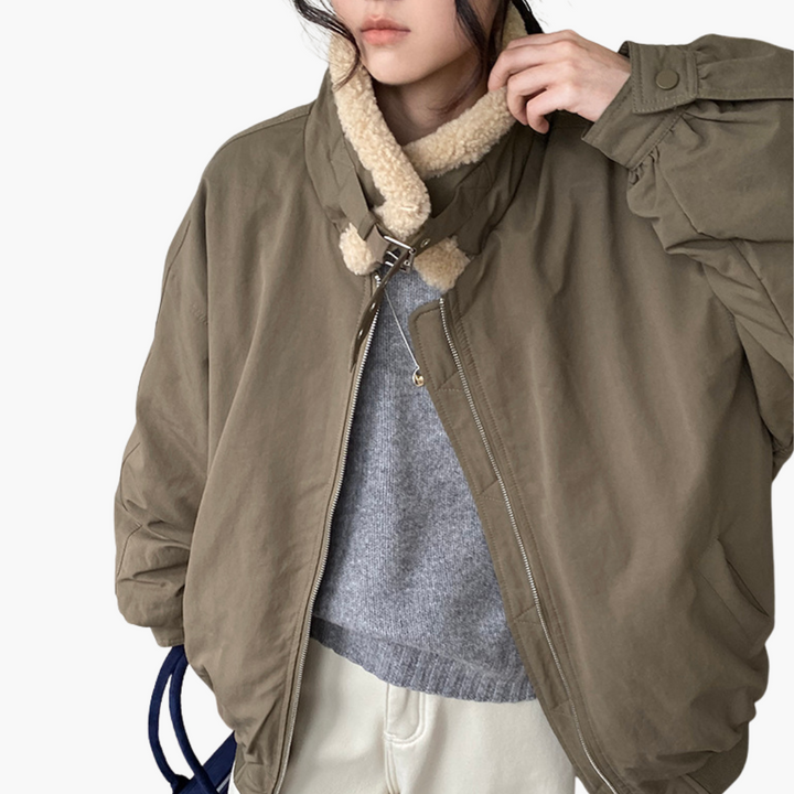 Giubbotto Donna Invernale Imbottito Collo Peluche | Altivaro