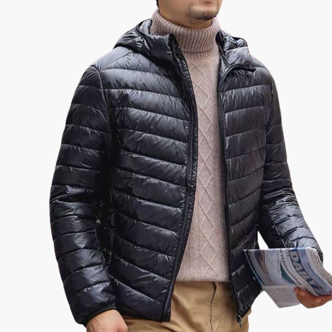 Piumino con cappuccio da uomo leggero e funzionale | Altivaro
