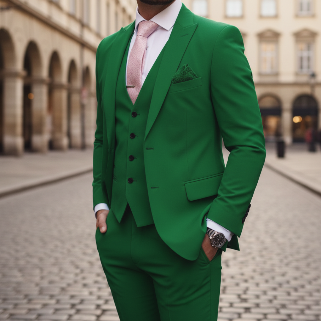 Abito Uomo 3 Pezzi Cerimonia in Tessuto Misto | Altivaro