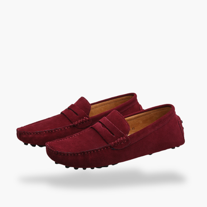 Orthopedic Suede Loafers for Men with Rubber Sole | Altivaro
