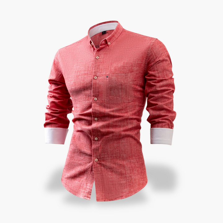Camicia Uomo in Cotone con Colletto Button-Down | Altivaro