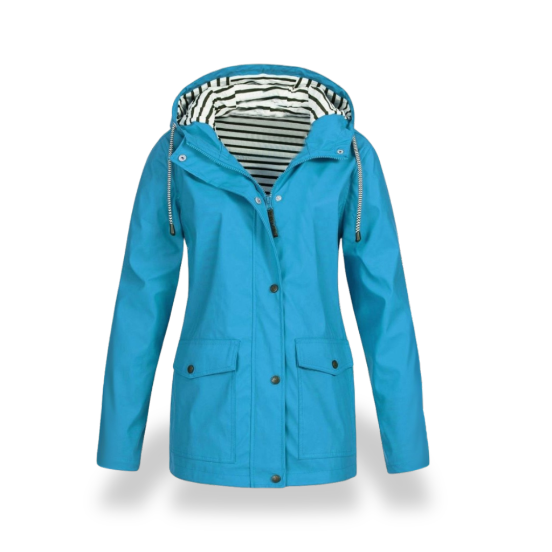 Giacca Impermeabile Donna con Cappuccio Antipioggia | Altivaro