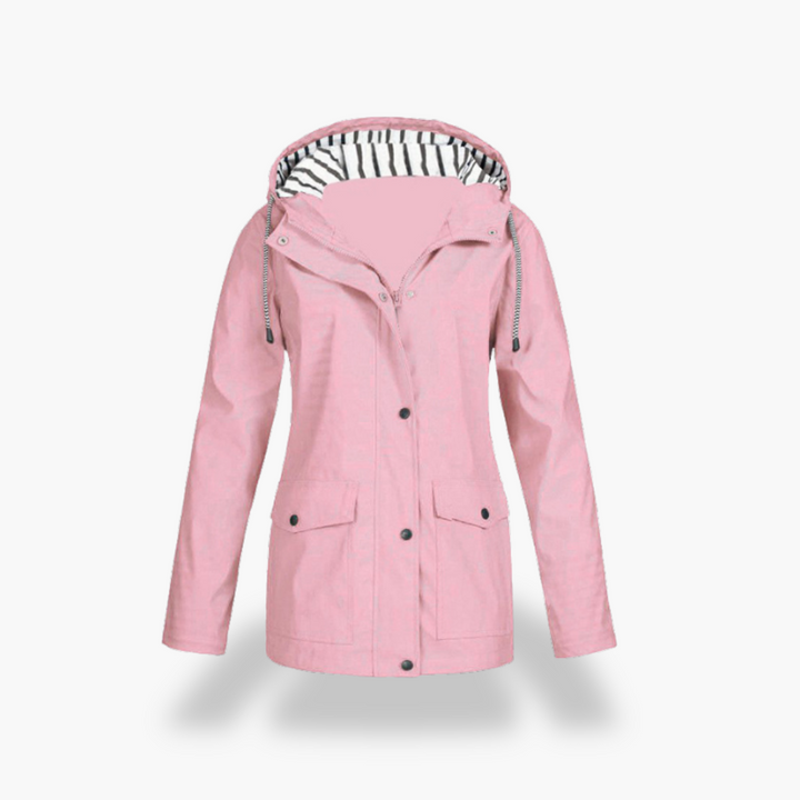 Giacca Impermeabile Donna con Cappuccio Foderato Poliestere | Altivaro