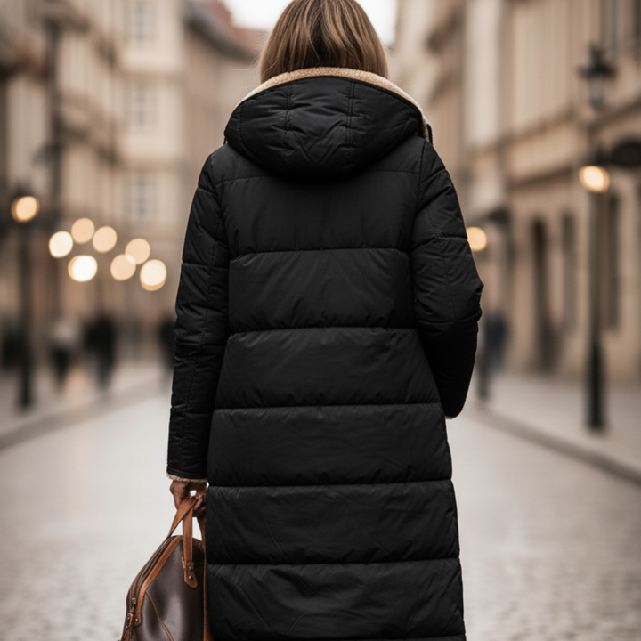 Cappotto invernale sintetico foderato da donna | Altivaro