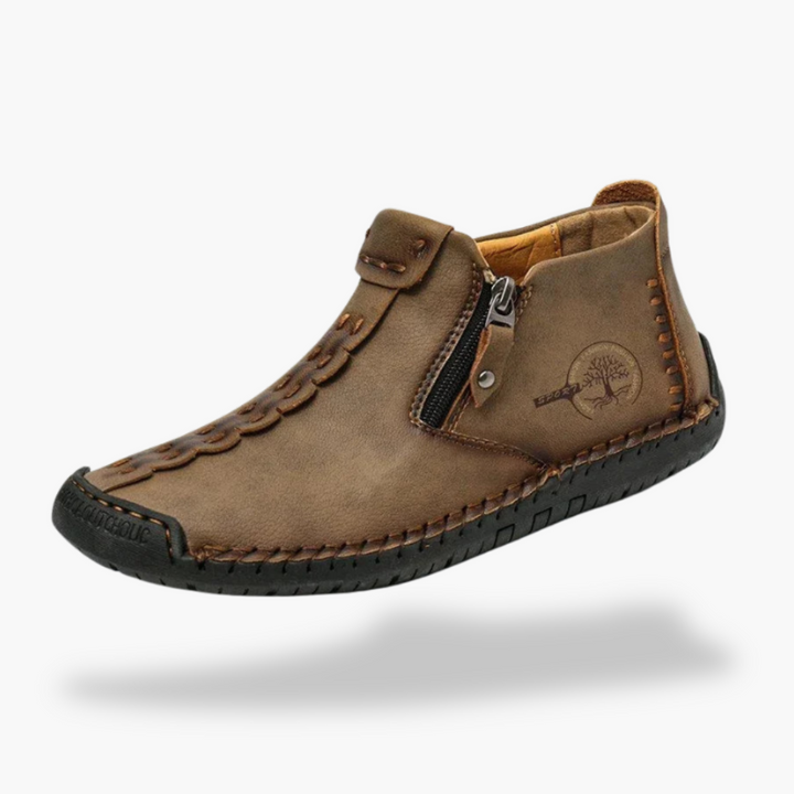 Scarpe Uomo Ortopediche Pelle Casual Zip | Altivaro