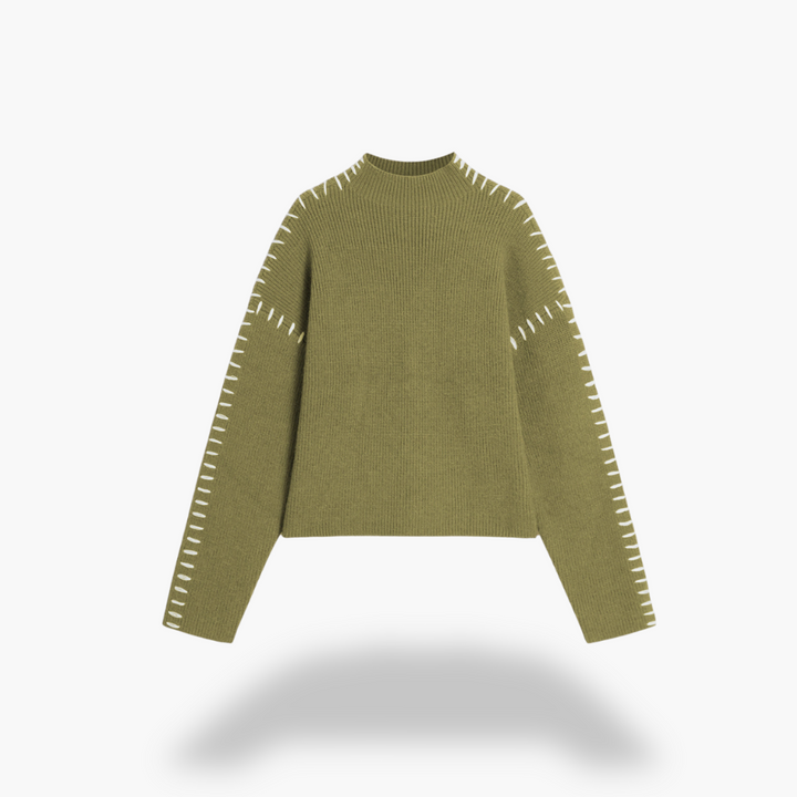 Maglione Donna Lana Collo Alto | Altivaro