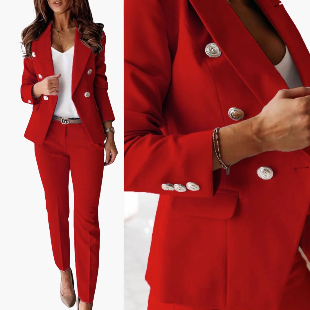 Tailleur Donna Giacca Doppiopetto e Pantaloni | Altivaro