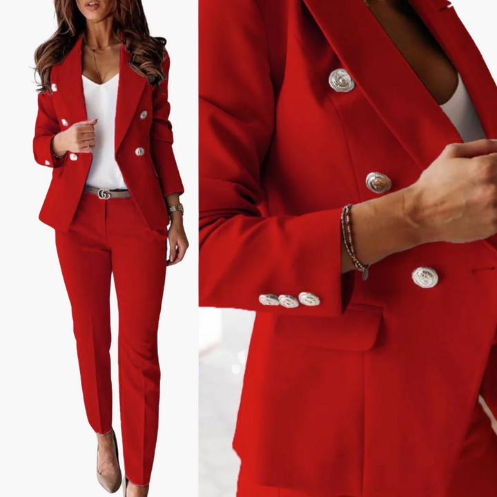 Tailleur Donna Giacca Doppiopetto e Pantaloni | Altivaro