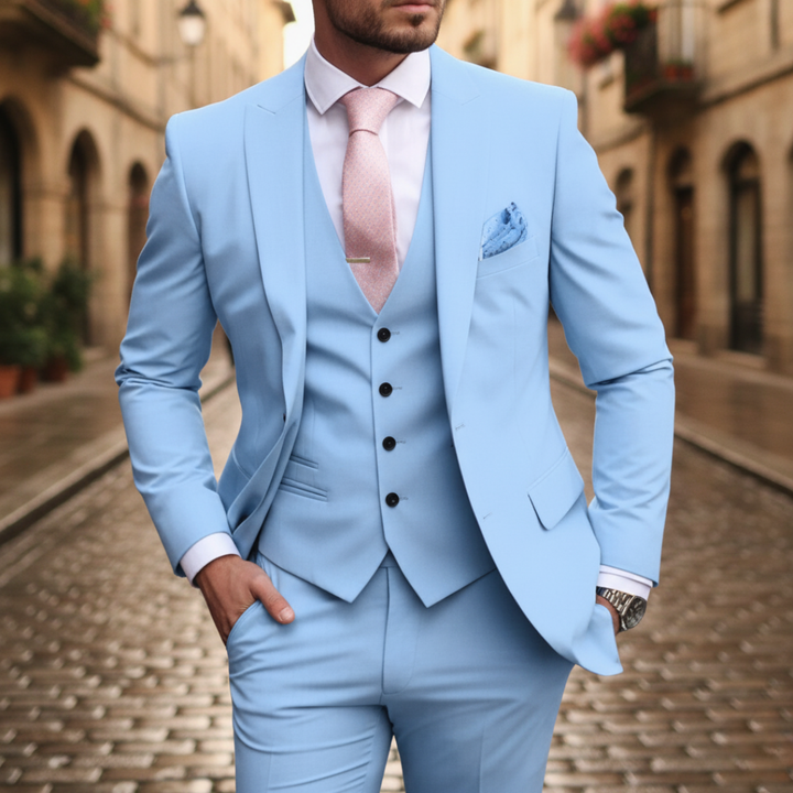 Abito Uomo 3 Pezzi Cerimonia in Tessuto Misto | Altivaro