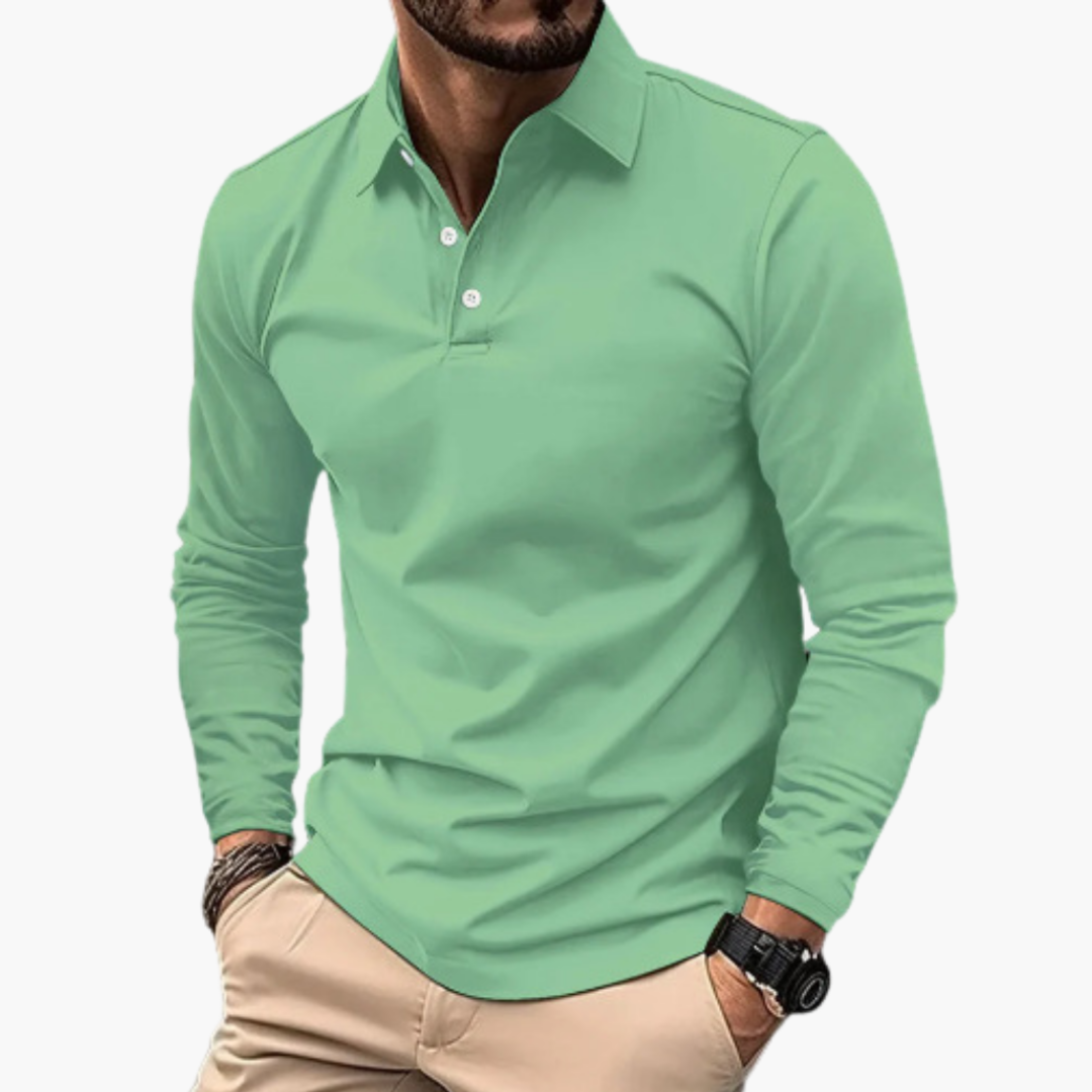 Polo Uomo Maniche Lunghe Cotone | Altivaro-Altivaro