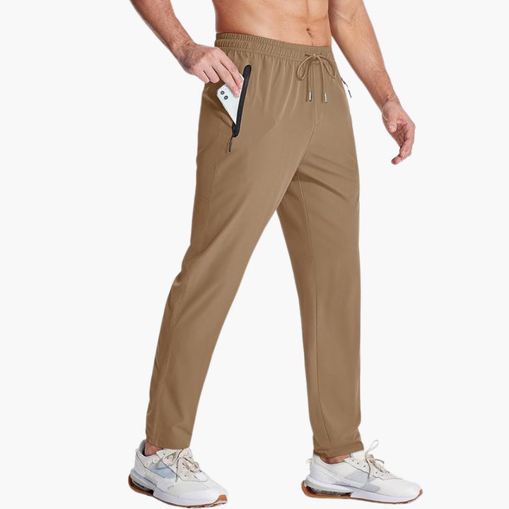 Lightweight men's pants with zipper | Altivaro