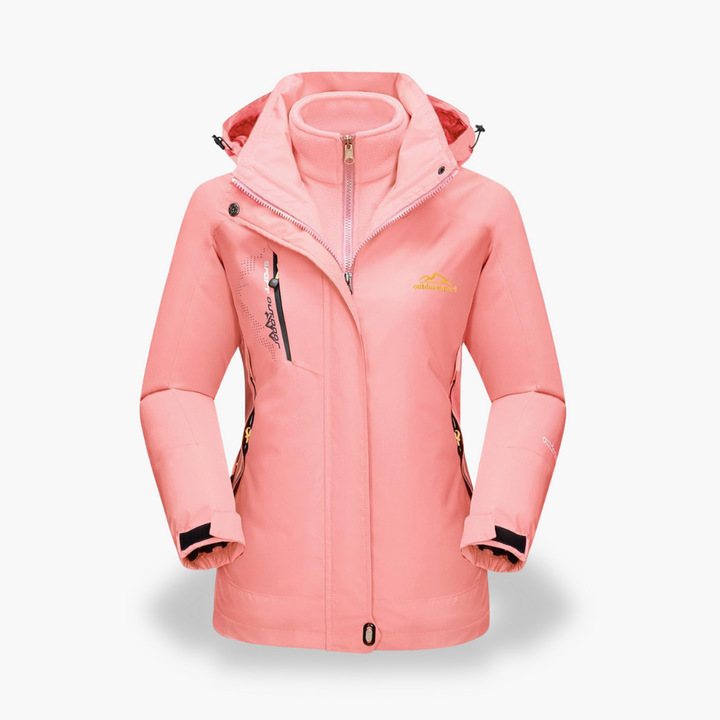 Giacca Donna 3in1 Impermeabile con Fodera in Pile e Cappuccio | Altivaro