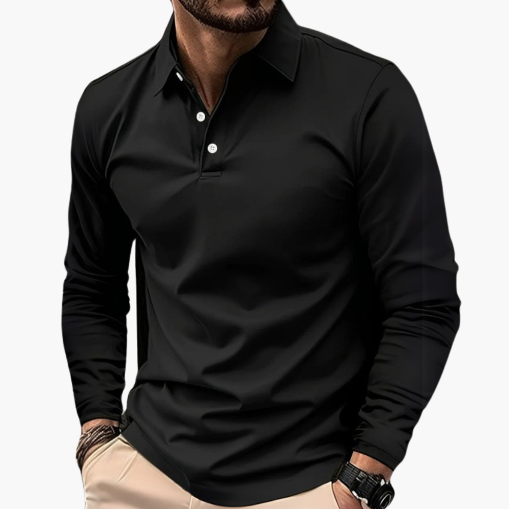 Polo Uomo Maniche Lunghe Cotone | Altivaro-Altivaro