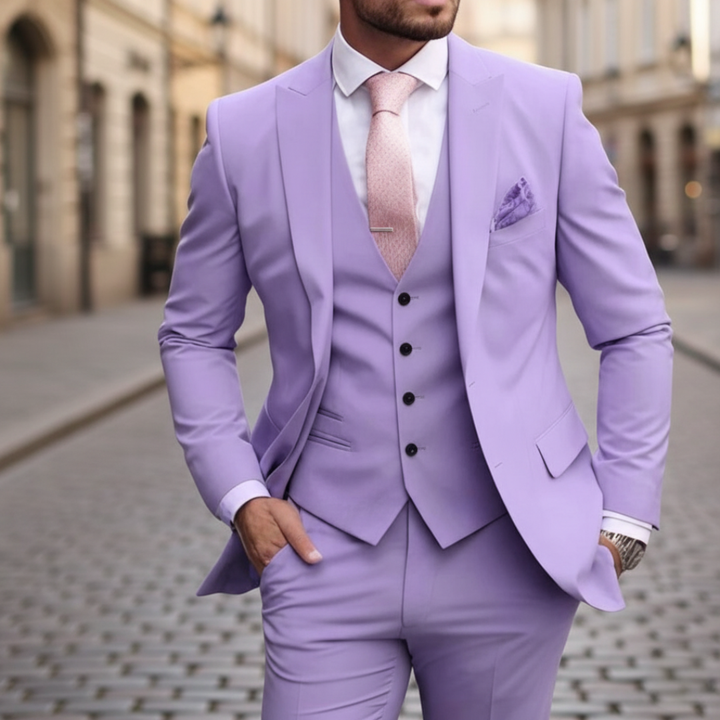 Abito Uomo 3 Pezzi Cerimonia in Tessuto Misto | Altivaro