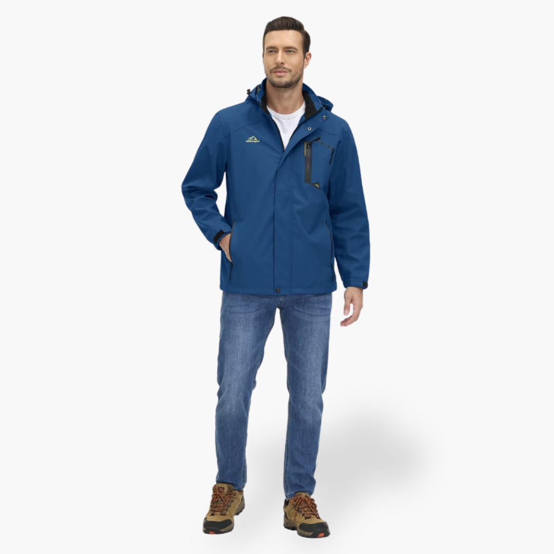 Giacca Uomo Impermeabile Antivento Softshell per Trekking | Altivaro