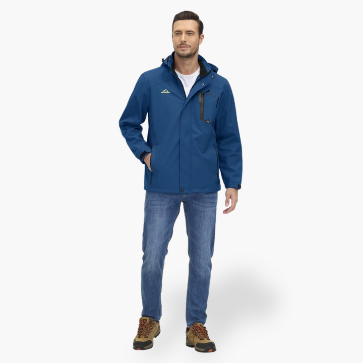 Giacca Uomo Impermeabile Antivento Softshell per Trekking | Altivaro