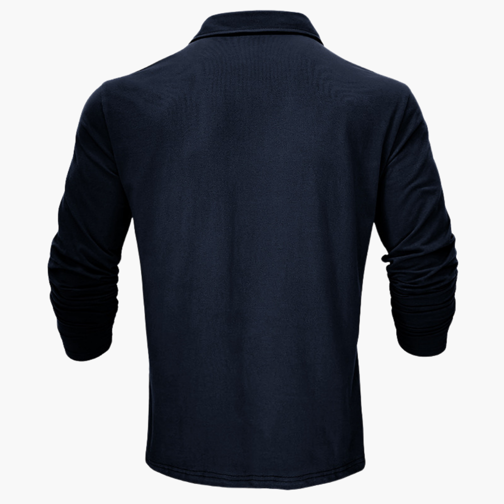 Polo Maniche Lunghe Slim Fit Uomo Altivaro | Altivaro-Altivaro