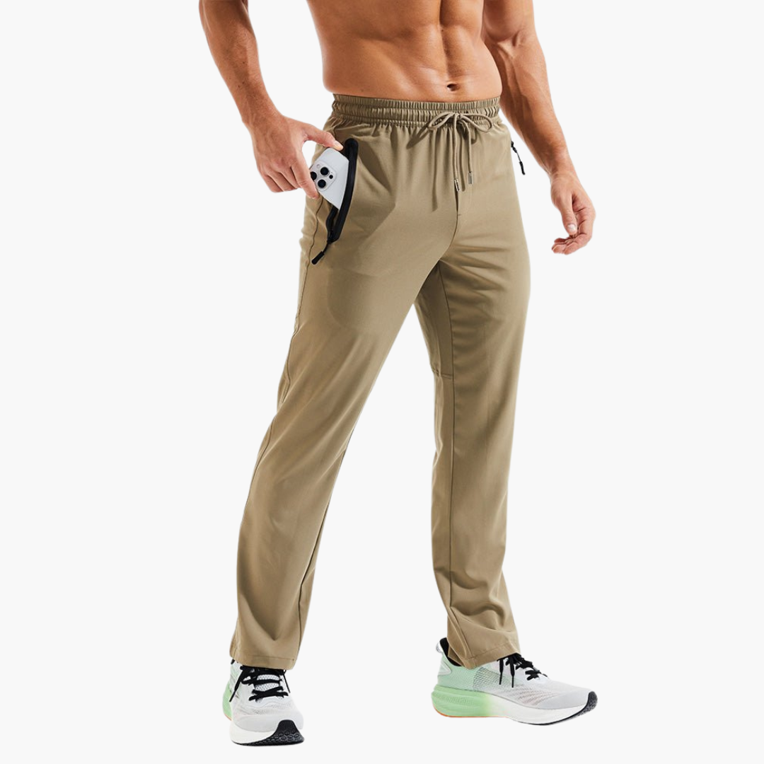 Lightweight men's pants with zipper | Altivaro