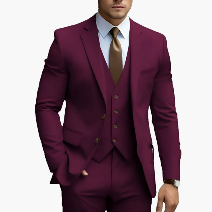 Completo Uomo Elegante con Giacca, Gilet e Pantaloni | Altivaro