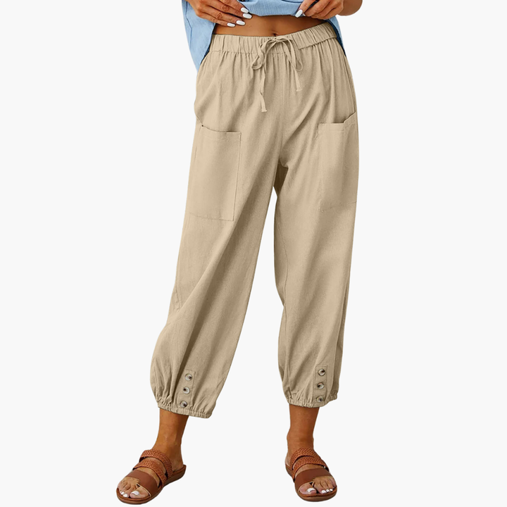 Pantaloni Estivi Lino Coulisse Casual | Altivaro-Altivaro