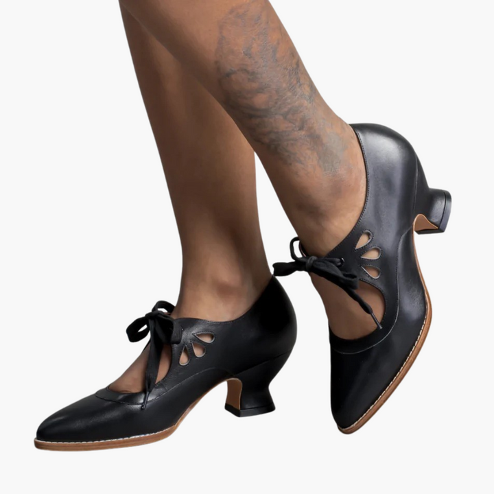 Scarpe Donna Ortopediche in Pelle con Tacco Medio | Altivaro