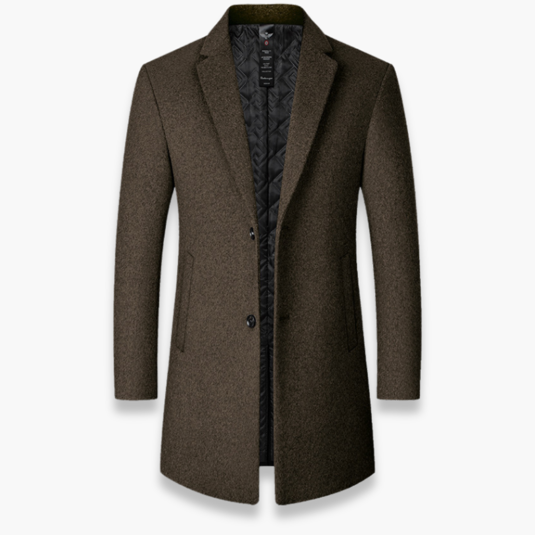 Altivaro | Cappotto Uomo - Misto Lana Giacca Slim Fit - Per Primavera e Inverno