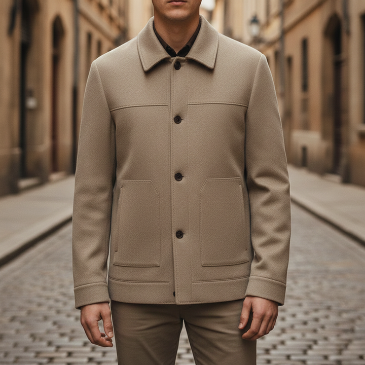 Herrenjacke mit Kragen Casual Elegant | Altivaro