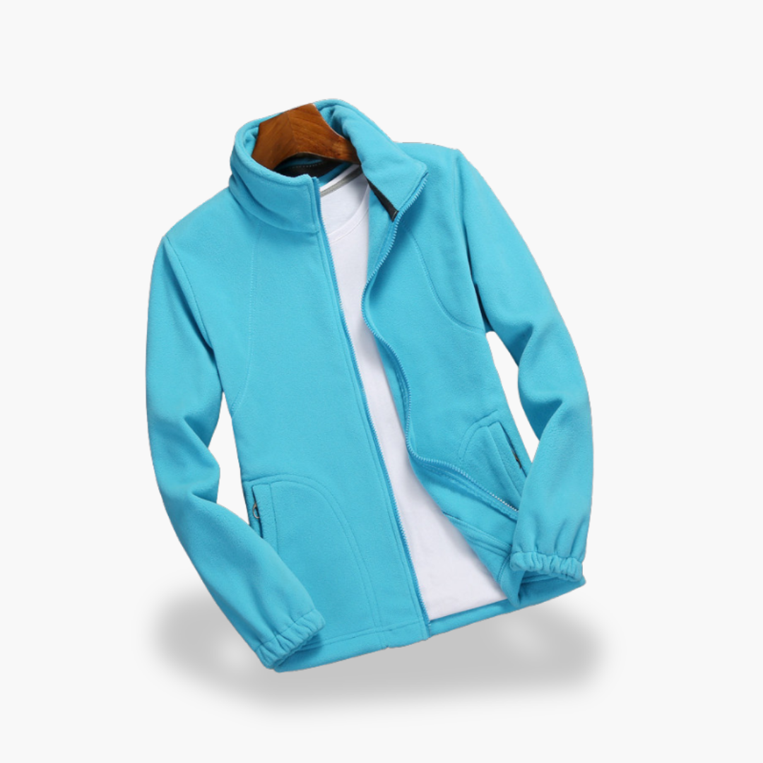 Giacca in Pile con Zip Donna Casual Invernale | Altivaro