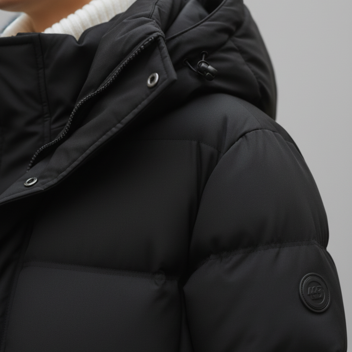 Damen synthetischer gesteppter Parka mit Kapuze | Altivaro