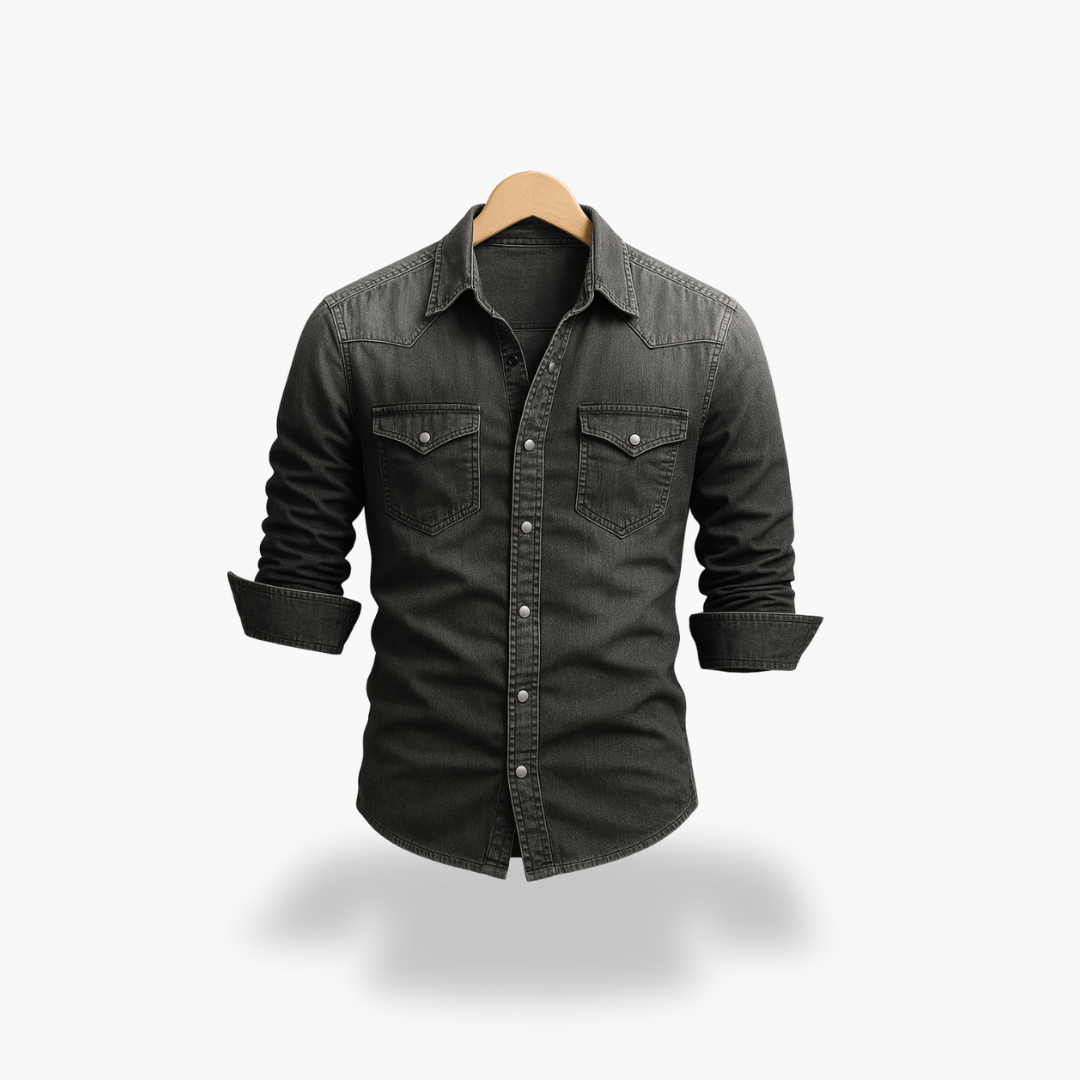 Camicia con Bottoni Frontali e Maniche Lunghe per Uomo | Altivaro